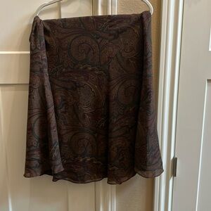 Paisley brown skirt